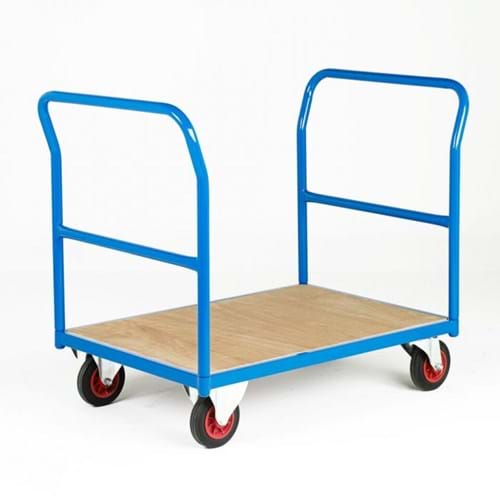 500 Series Platform Trolley - Two Plain End Panels