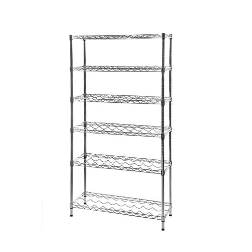 Eclipse Chrome Wire Wine Rack Shelving