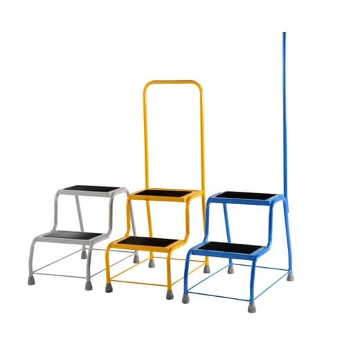 Robust Coloured Portable Steps