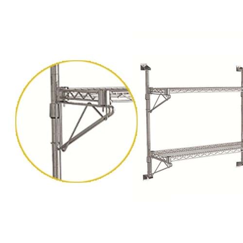 Eclipse Chrome Wire Shelf Support (Single)