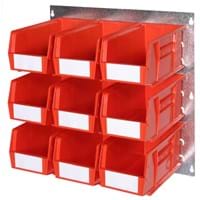 Plastic Bin Louvre Square Wall Kits