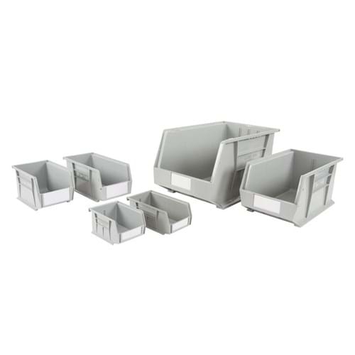 'Rhino Tuff' Plastic Bins - Grey