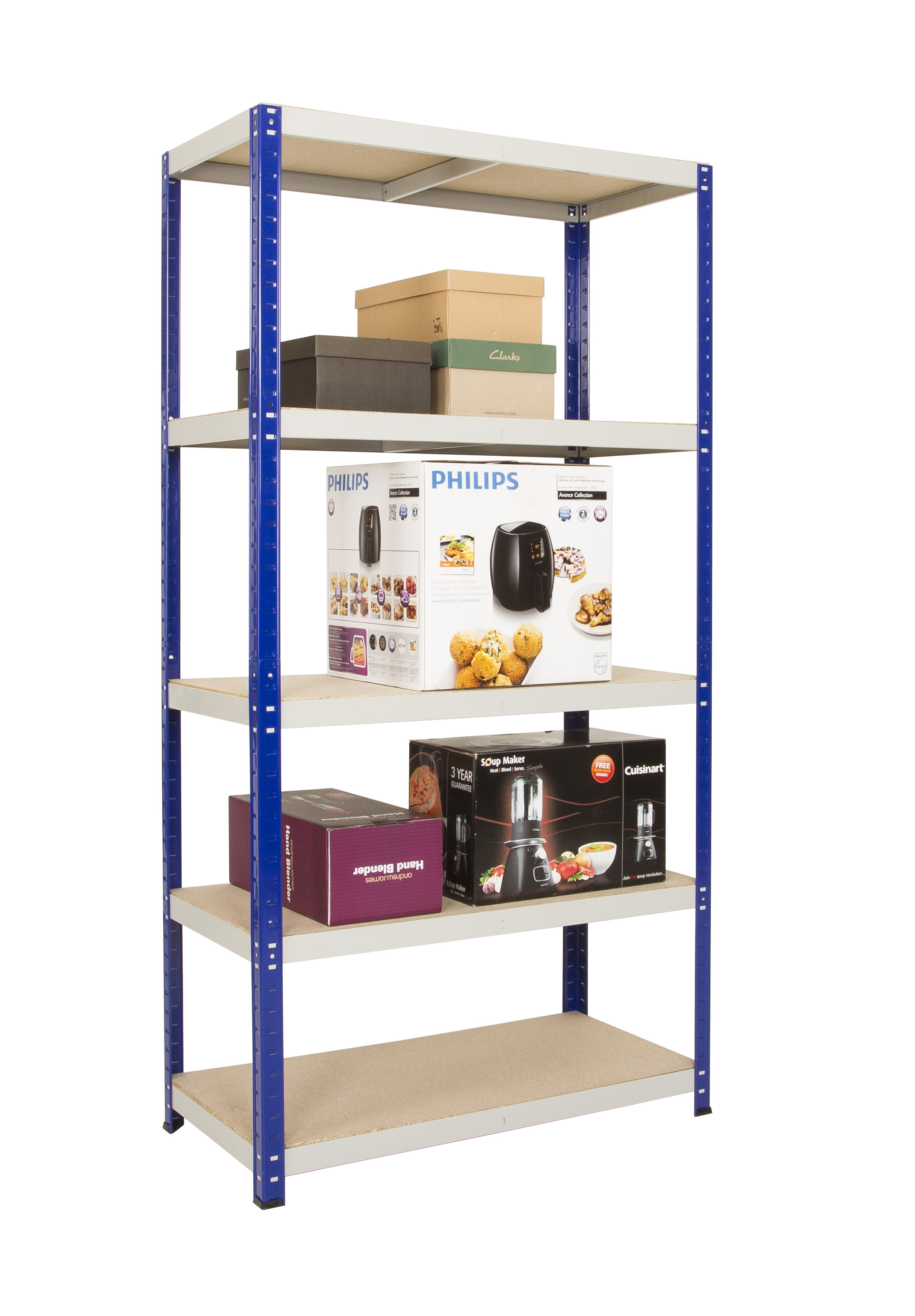 Clicka 175 Shelving (Blue/Grey)