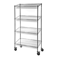 Eclipse Chrome Wire Sloped Shelf Display Unit