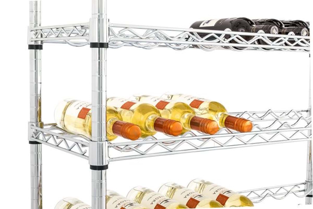 Eclipse Chrome Wire Wine Rack Shelving — The Storage Bay