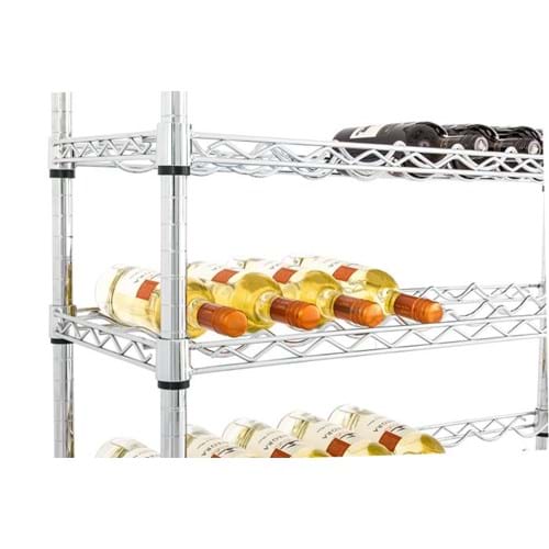Eclipse Chrome Wire Wine Rack Shelving