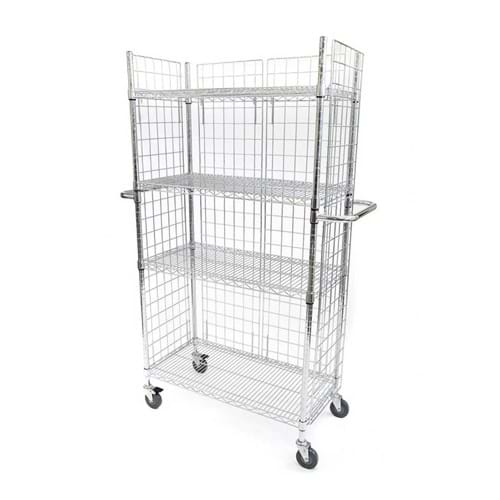 Eclipse Chrome Wire Linen Cart