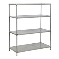 Eclipse Plastic Plus Shelving (Starter Bay 4 Shelves)
