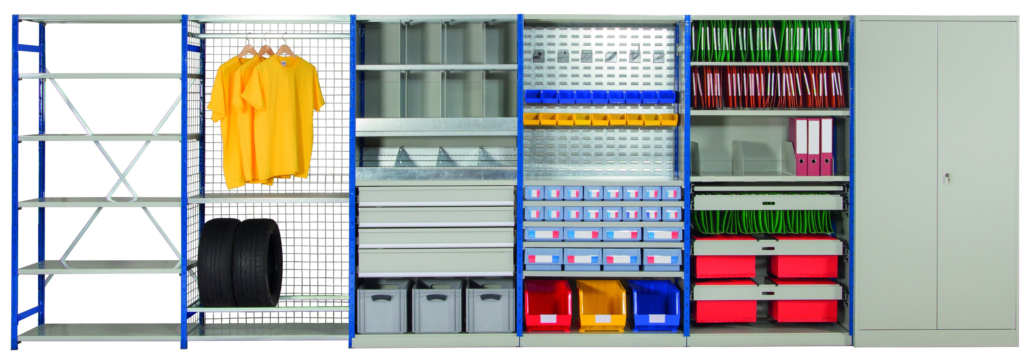 Expo 4 Open Shelving Bay (Extension Bay)