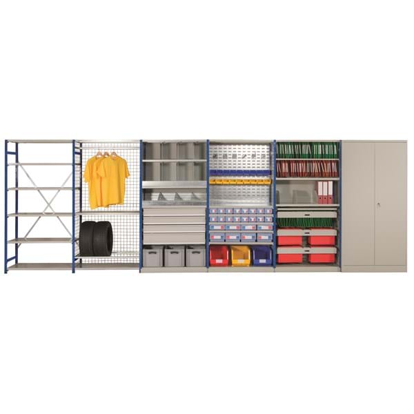 Open Bay Storage Racks Expo 4 Open Shelving Bay (Starter Bay) — The Storage Bay