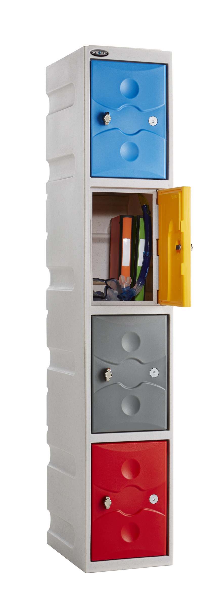 ULTRABOX Four Compartment Plastic Locker