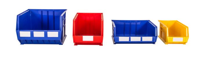 'Rhino Tuff' Plastic Bins - Coloured