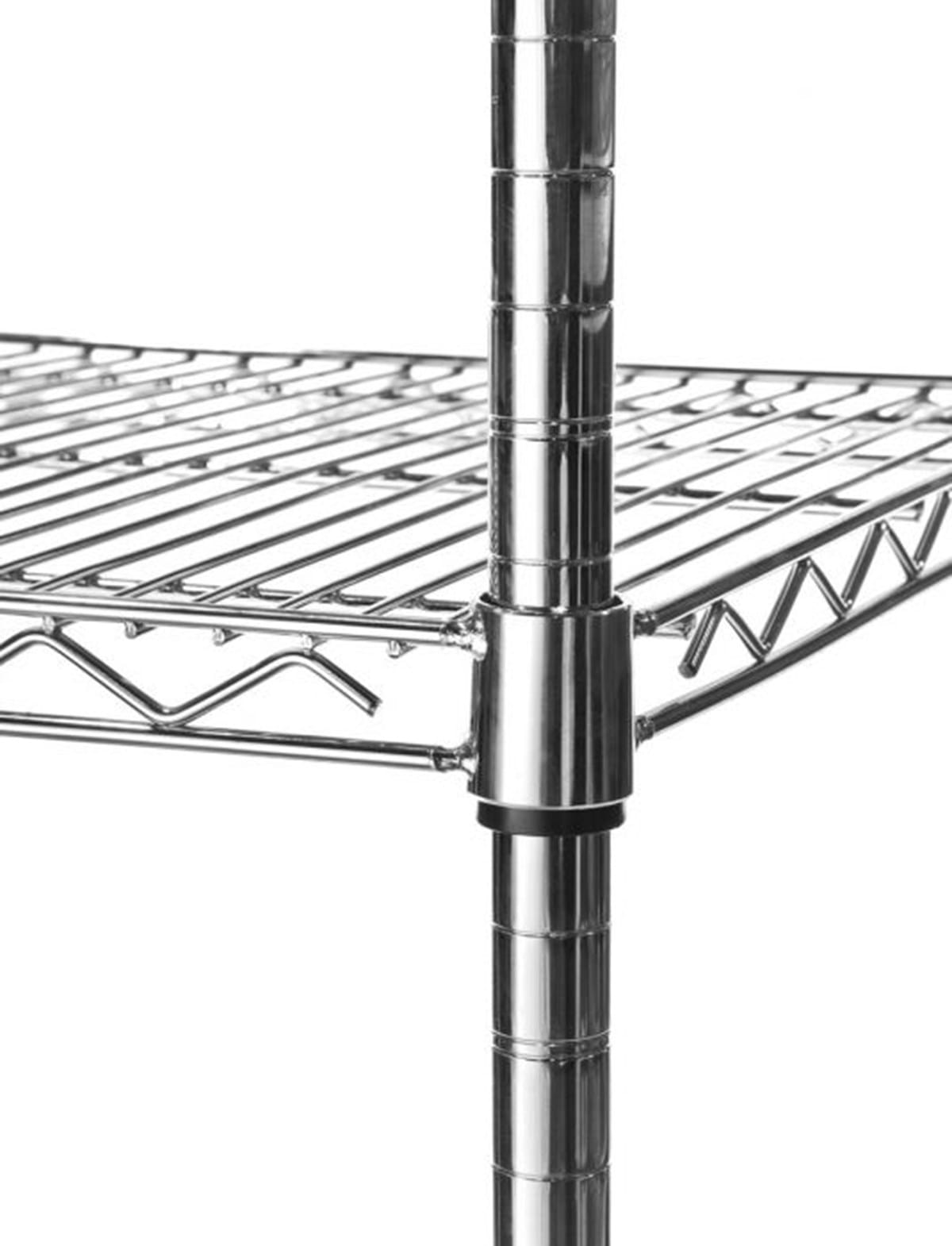 Eclipse Chrome Wire Shelving Post — The Storage Bay