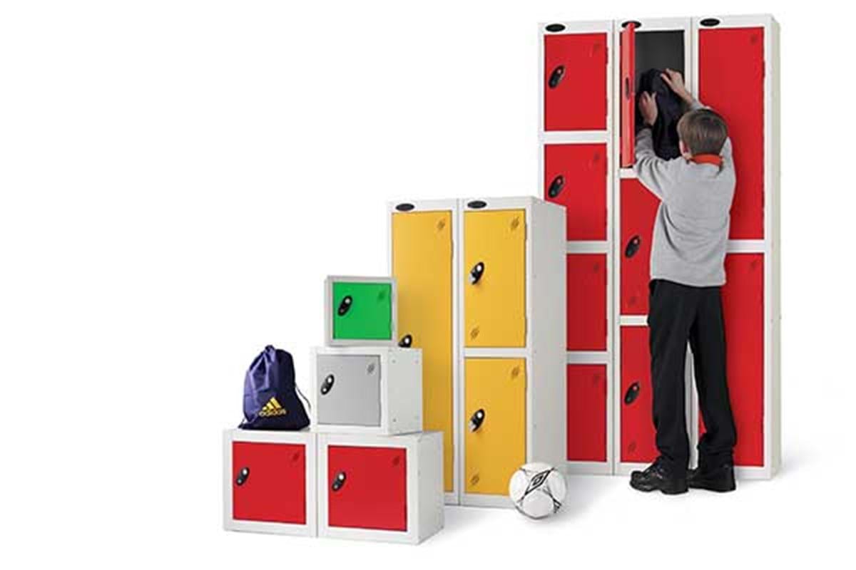 Our large range of lockers at The Storage Bay