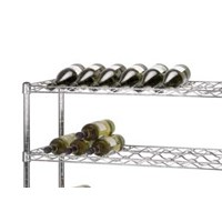 Eclipse Chrome Wire Wine Rack Shelving with Under Storage
