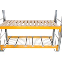 Pallet Racking Open Timber Decking