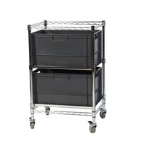 Eclipse Chrome Wire Euro Box Cart (To fit 325mm box)