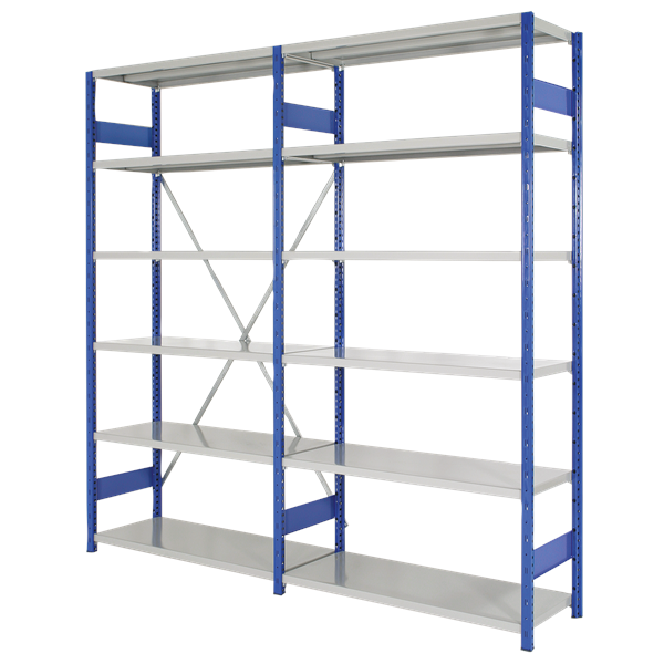 Open Bay Storage Racks Expo 4 Open Shelving Bay (Starter Bay) — The Storage Bay