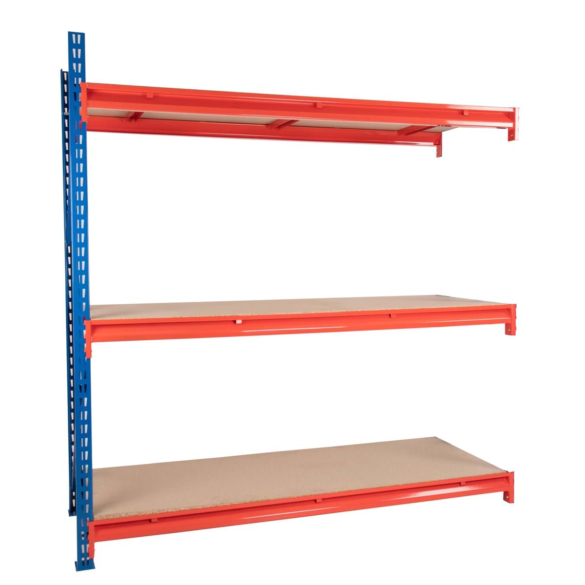 Twin Slot Longspan Racking Extension Bay Chipboard Decking