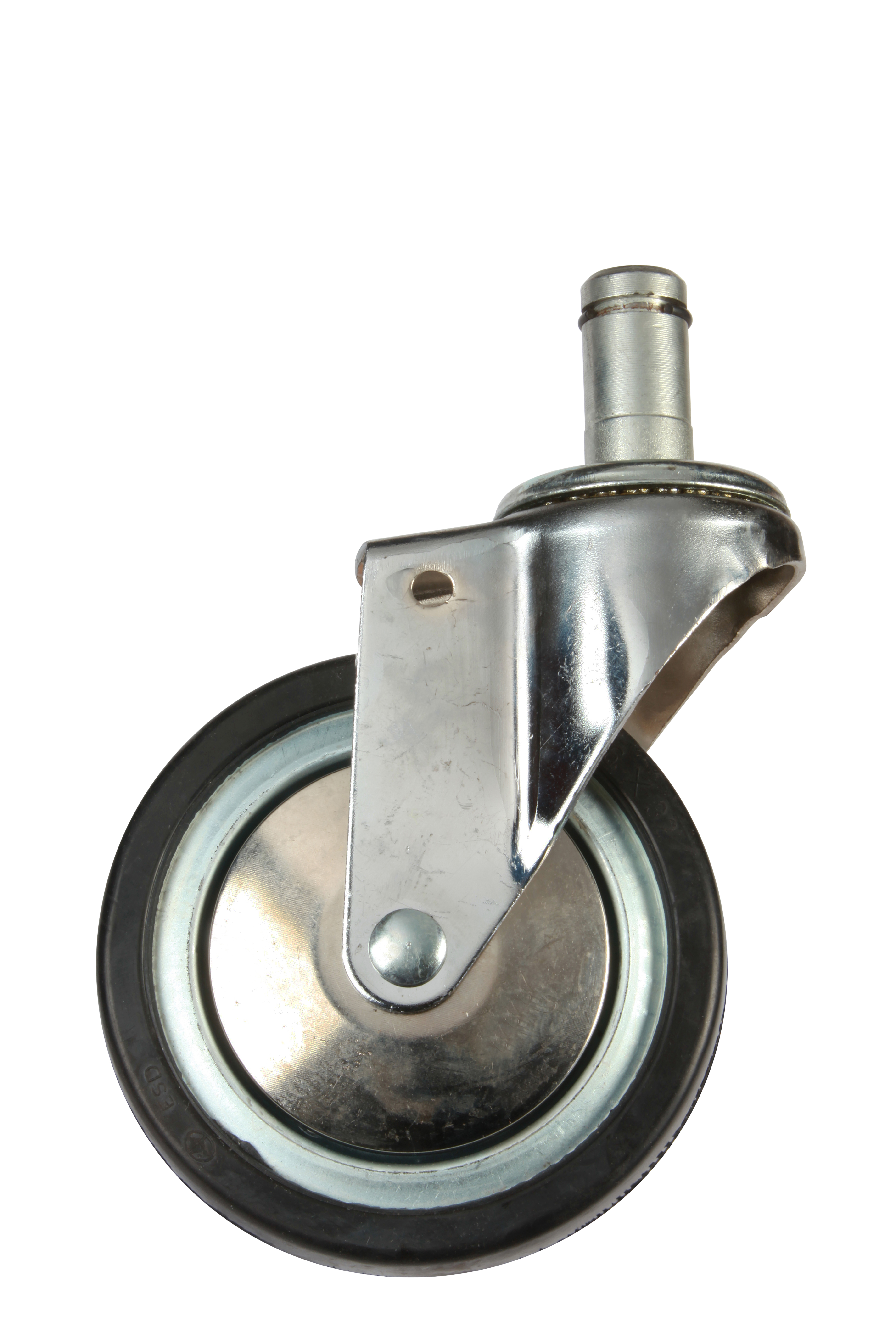 Eclipse Chrome Wire Conductive Swivel Castor