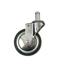 Eclipse Chrome Wire Conductive Swivel Castor