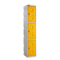 ULTRABOX Three Compartment Plastic Locker