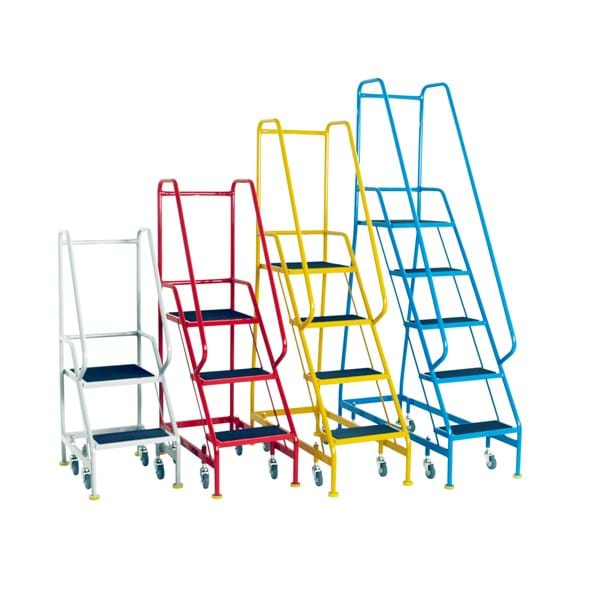 Narrow Aisle Spring Loaded Steps