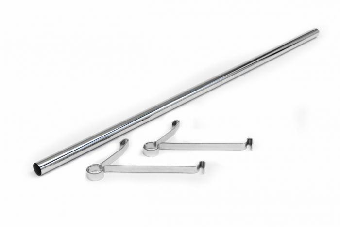 Eclipse Chrome Wire Garment Rails